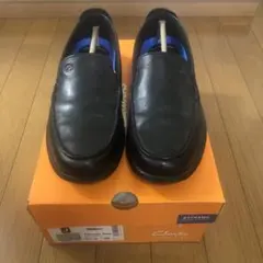 ※7/2まで※Clarks Flexway Step ローファー黒24.5cmのサムネイル