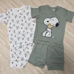 SNOOPY スヌーピー　半袖パジャマ　2枚セット　105のサムネイル