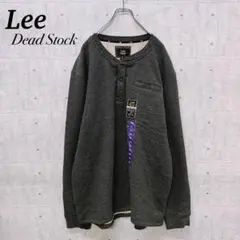 f0078 Lee リー 中綿ボアニット デッドストック ボタン 2XL グレーのサムネイル