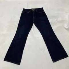 JieDa OW FLARE PANTS 2 濃紺 コットン センタープレスのサムネイル