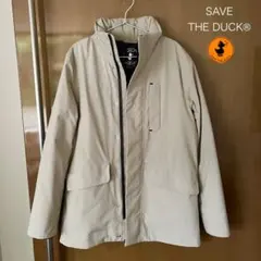 SAVE THE DUCK エコダウンジャケット コート ベージュ メンズ M