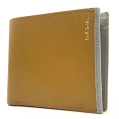定価4万/未使用級✨Paul Smithポールスミス サフィアーノレザー折り財布
