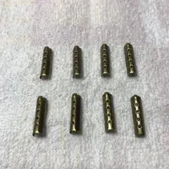 アグレットブロンズ 8個　オシャレなシューレース金具 ⭐️fite