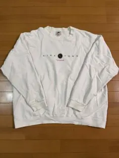 《超希少品》 古着NIKE golf スウェット　ホワイト　白　L-XL相当