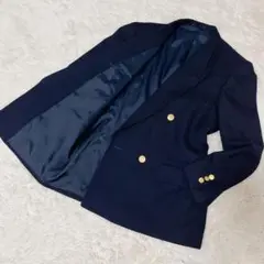 【TRUE TOP】紺ブレ 金ボタン ダブル サイズA-S ダブルブレザー