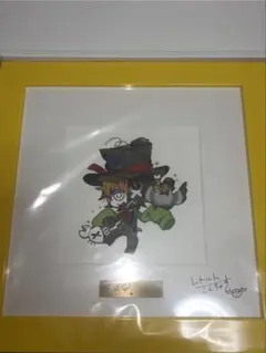 レトルト　レトセトラ　ドット絵 複製原画(黄) 直筆サイン入り レトルト アクスタ3点＋レトセトラ ドット絵 複製原画(黄) 直筆サイン