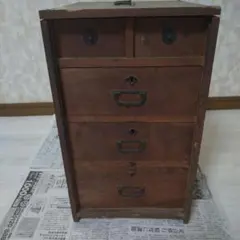 大幅値下げ 古民具 桐小箪笥 時代箪笥 骨董品 インテリア - メルカリ