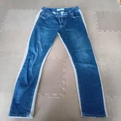 ジョガースキニー ダークブルー/グレー