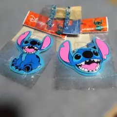 Disney リロ&スティッチ Stitch 名札 髪留めミニクリップ
