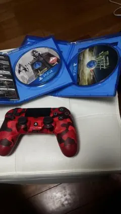 PS4コントローラー　ゲームカセット