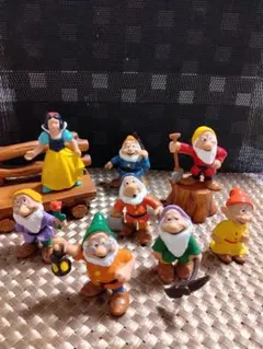 三菱銀行　フィギュア白雪姫と七人の小人 三菱銀行 フィギュア白雪姫と七人の小人 - メルカリ