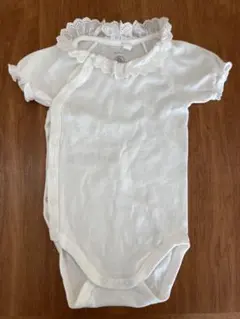 PETIT BATEAUプチバトー　ロンパース　67cm 6m 襟付き　半袖