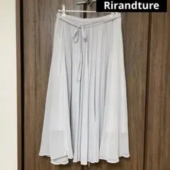 Rirandture リランドチュール プリーツスカート グレー　Mサイズ