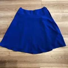 INDIVI フレアスカート ブルー サイズ36