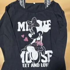 ミニーマウス Tシャツ 100cm ブラック