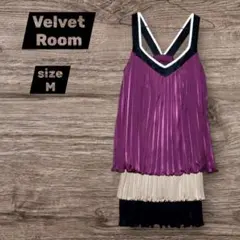 The Velvet Room　プリーツワンピース　ノースリーブ　38