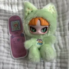 INNS音インズ ぬいぐるみ 緑 キーホルダー