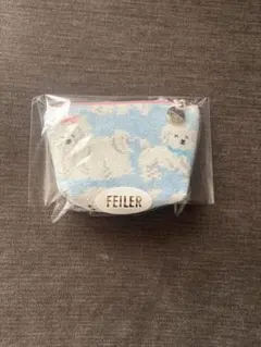 FEILER もふもふワンチャン Web限定 舟型ポーチS