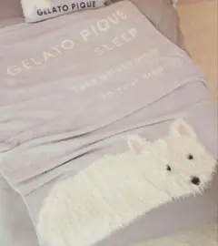 ジェラートピケ　ウエスティ　ジャガードマルチカバー