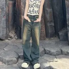 shesame vintage- ike flare denim デニム