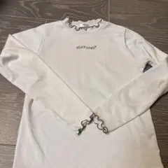 ALGY リブ編み長袖トップス Sサイズ