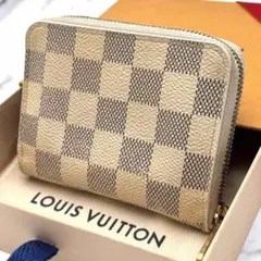 【美品】ルイヴィトン　ダミエ・アズール　ジッピーコインパース　コインパース