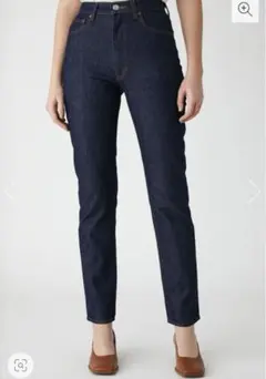 MOUSSY マウジー　濃紺 ストレートデニム レディース　25インチ