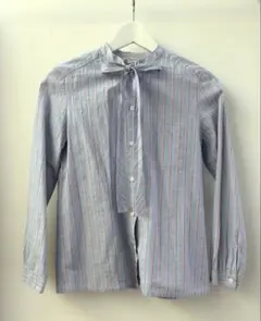 ボンポワン Bonpoint レディース XS リボン ストライプ シャツ