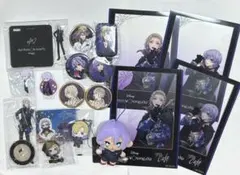 ツイステ エペル ヴィル ポムフィオーレ 缶バッジ ミニアクスタ クリアカード