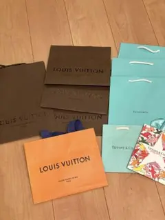 ルイヴィトン　ティファニー　紙袋　ショップ袋　セット　ショッパー