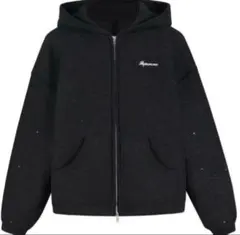 ANDWANG kirakira suger zip up Black - メルカリ