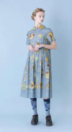 JaneMarple scottish scarf ガーデンドレスのサムネイル