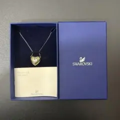Swarovski ハート ネックレス