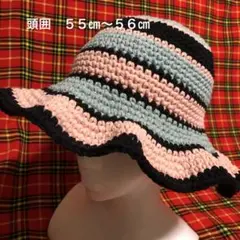 コットン100%のチューリップハット