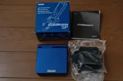 【動作確認済】ゲームボーイアドバンスSP ブルー　青