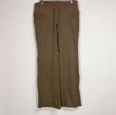 Baly Doll【F】マタニティパンツ ストレート ウエストゴム リネン混