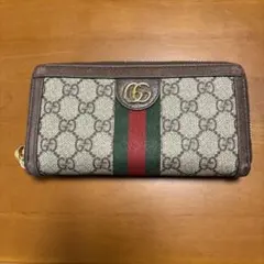 正規品 グッチ財布　グッチシェリーライン　オフィディア　ggマーモント