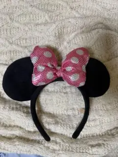 ミニー スパンコール カチューシャ