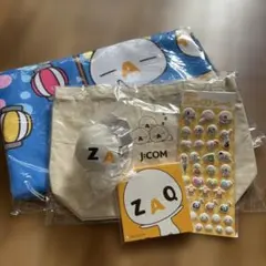 J:COM ZAQ グッズセット タオル トートバッグ ぷっくりシールのサムネイル