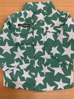 キッズ ジャケット ブルゾン 星柄 90cm