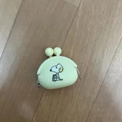 スヌーピー ガチャ　ちょっと大きなシリコンがまぐち　マーブルス