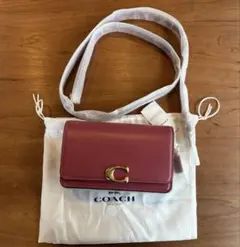 【未使用級✨】COACH ウエストバッグ　ボディバッグ　ピンク　レザー COACH コーチ バッグ レディース ボディバッグ アウトレット レザー