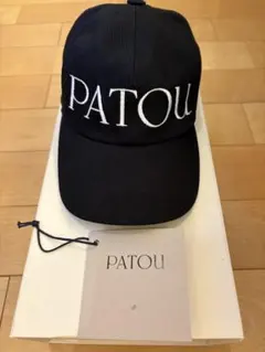 PATOU コットンロゴキャップ☆ブラック☆S☆タグあり☆正規品のサムネイル