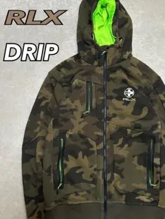 rlx ラルフローレン　迷彩柄　パーカー ジップアップ M メンズ