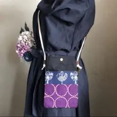 スマホポーチ タンバリン パープル⑧サコッシュ