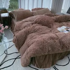 ブラウンフリースダブルカバーセット