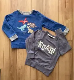 KPBOY(ケーピーボーイ)恐竜化石トレーナー　120 他1着