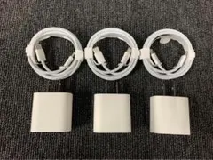 iPhone15,15Pro用高速充電器1mタイプC-Cケーブル付3セットa07