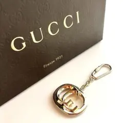 【廃盤品】GUCCI グッチ インターロッキング GG キーリング キーホルダー