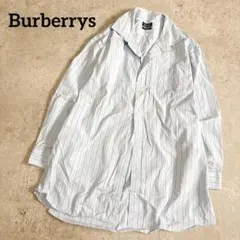 バーバリーズ Burberrys ストライプシャツ ブルー ビジネス a14のサムネイル